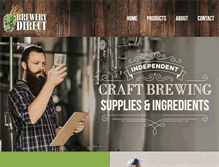 Tablet Screenshot of brewerydirect.com